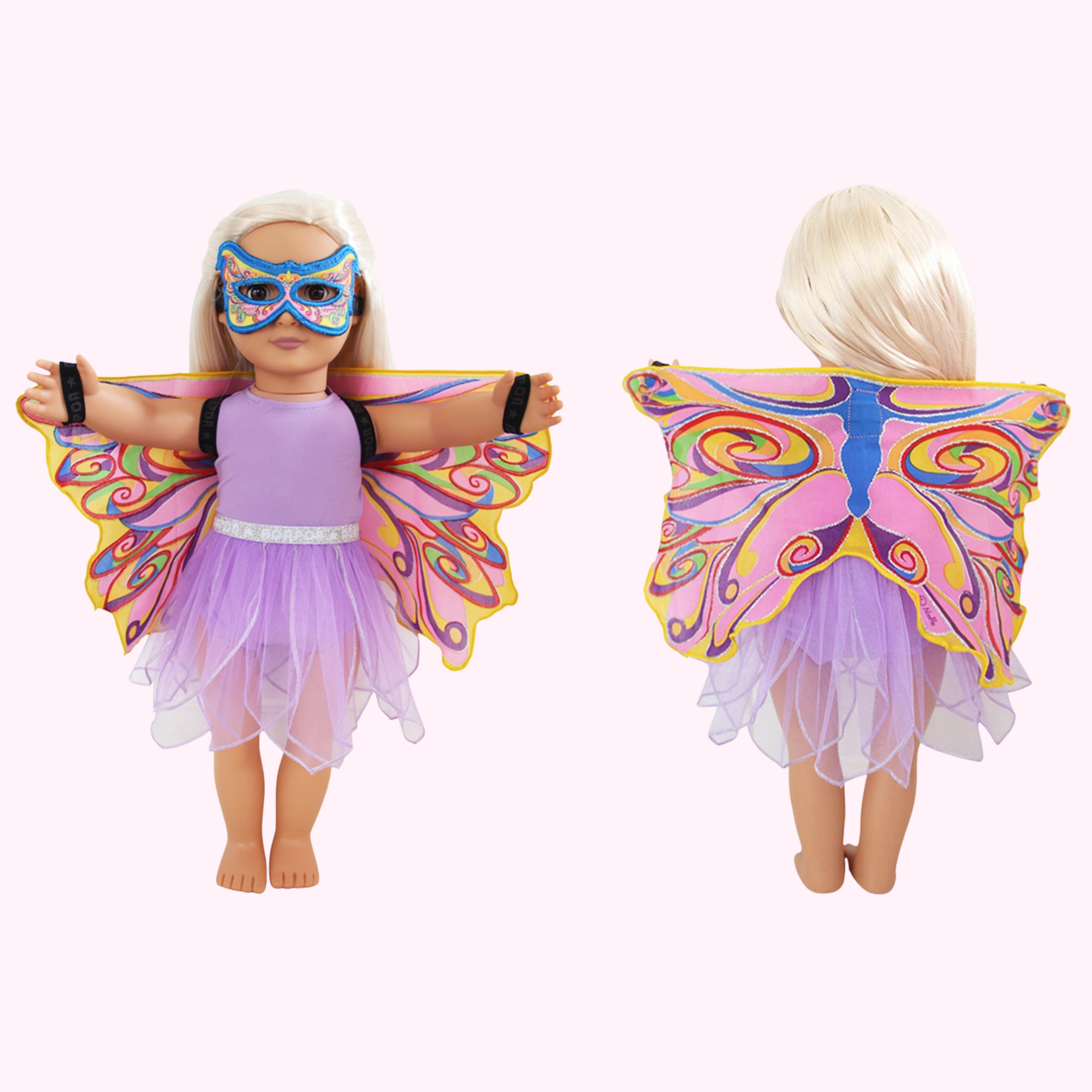 Rainbow Fairy Doll Dress Up Bundle - Dreamy Dress Ups