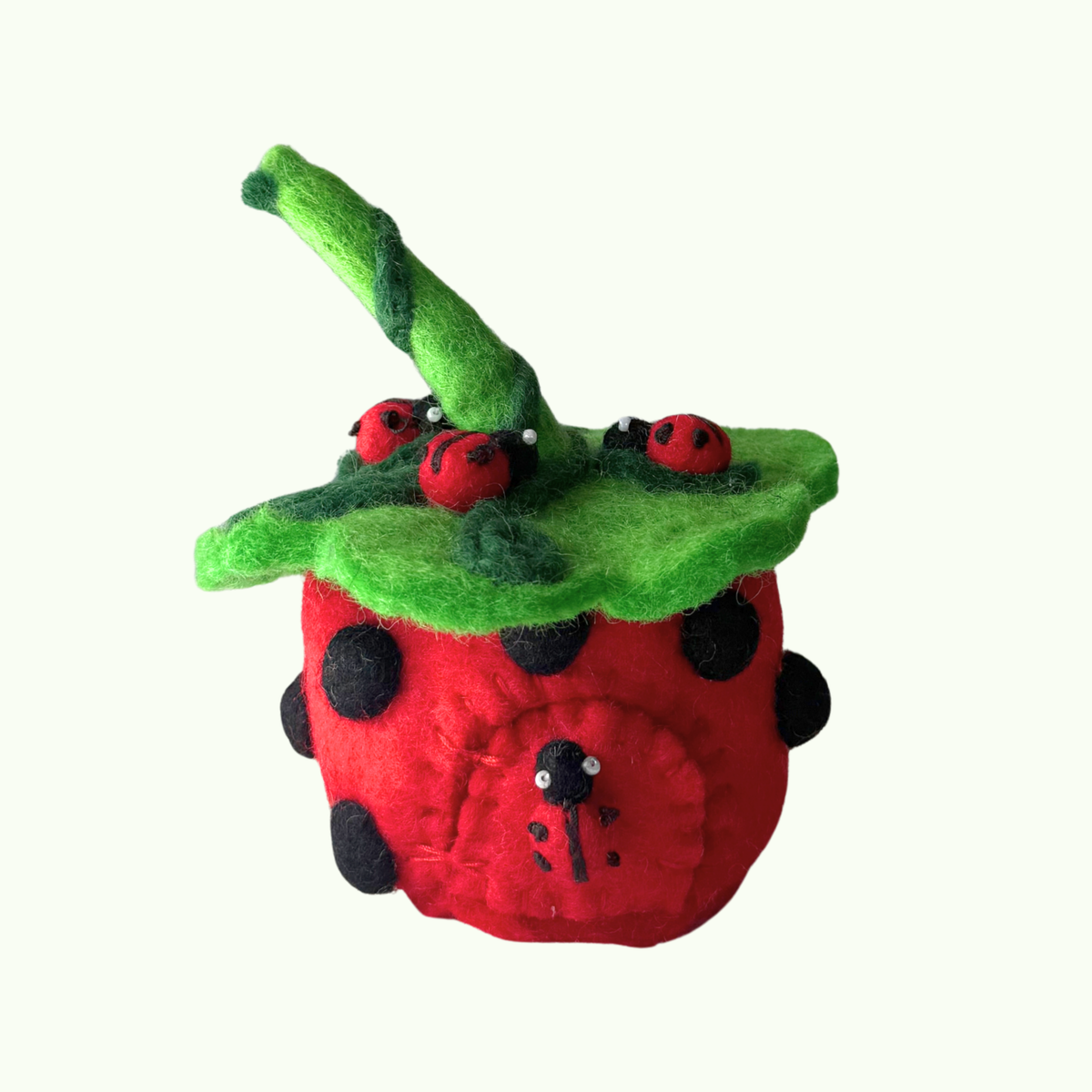Mini Felt Ladyird Fairy Home – Himalayan Felt Co
