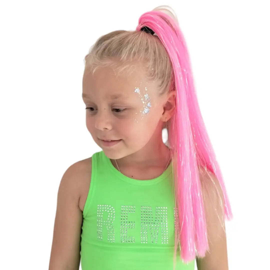 Straight Little Ponytail Extension | Barbie Shimmer | 16"