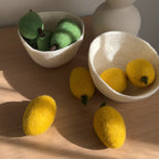 Lemons & Bowl Felt Food Set - Playtisserie