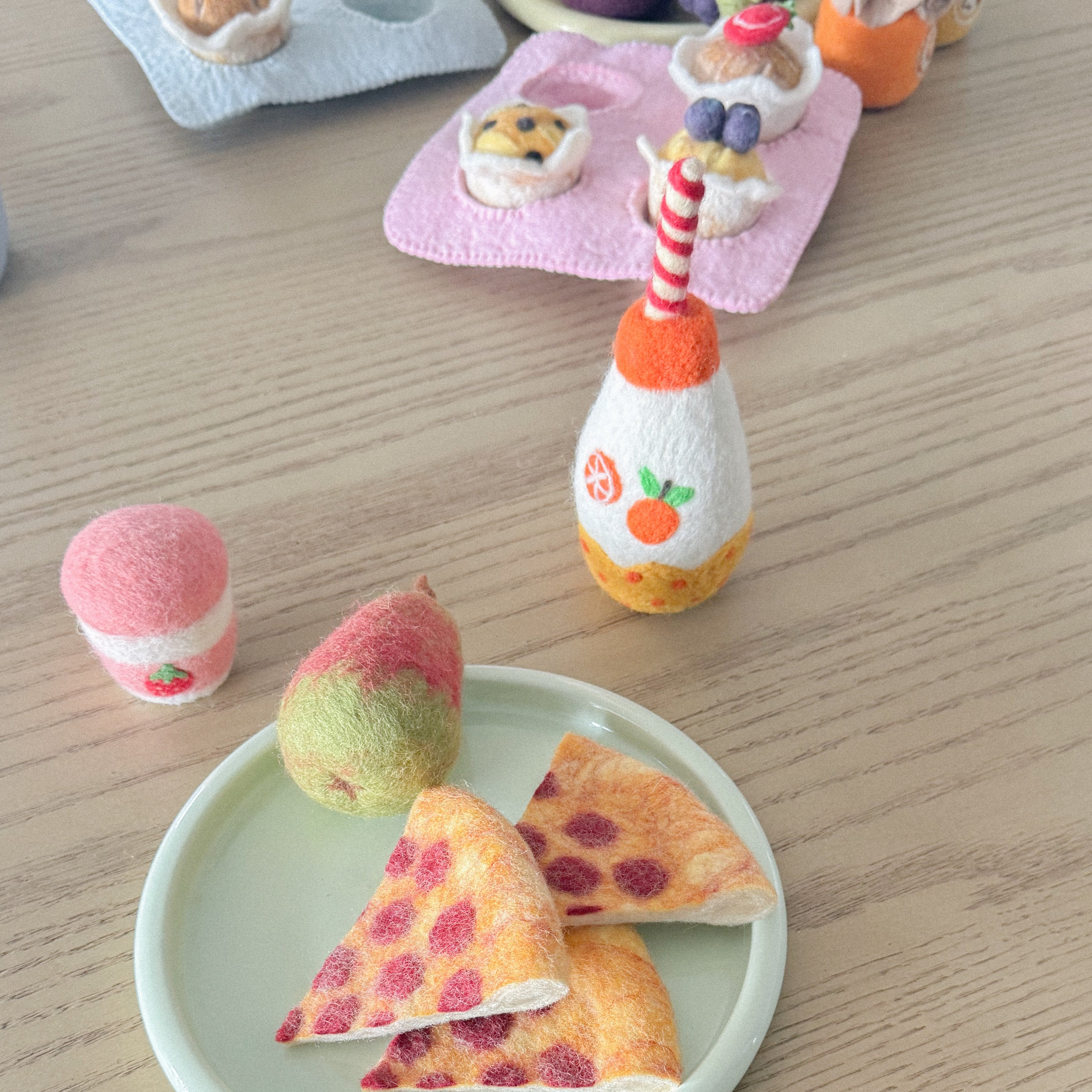 Orange Fruit Juice Felt Play - Tara Treasures