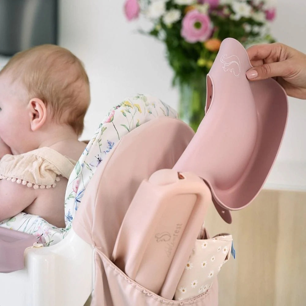 Blush Highchair Handy Pocket - Nibble & Rest