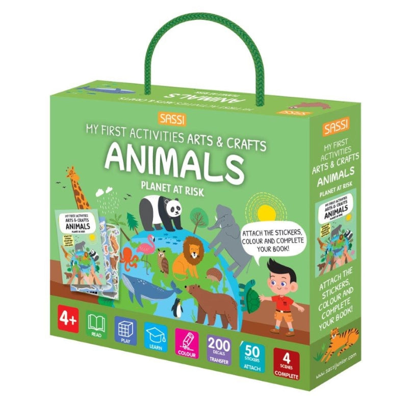Animals Sticker & Activity Kit by Sassi Arts & Crafts
