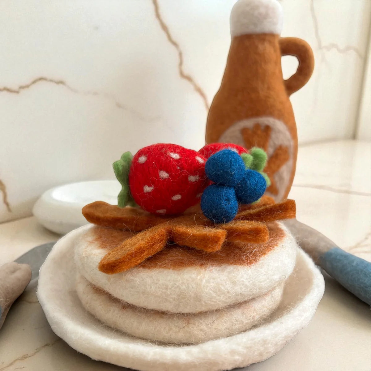 Pancakes Full Felt Food Set - Playtisserie