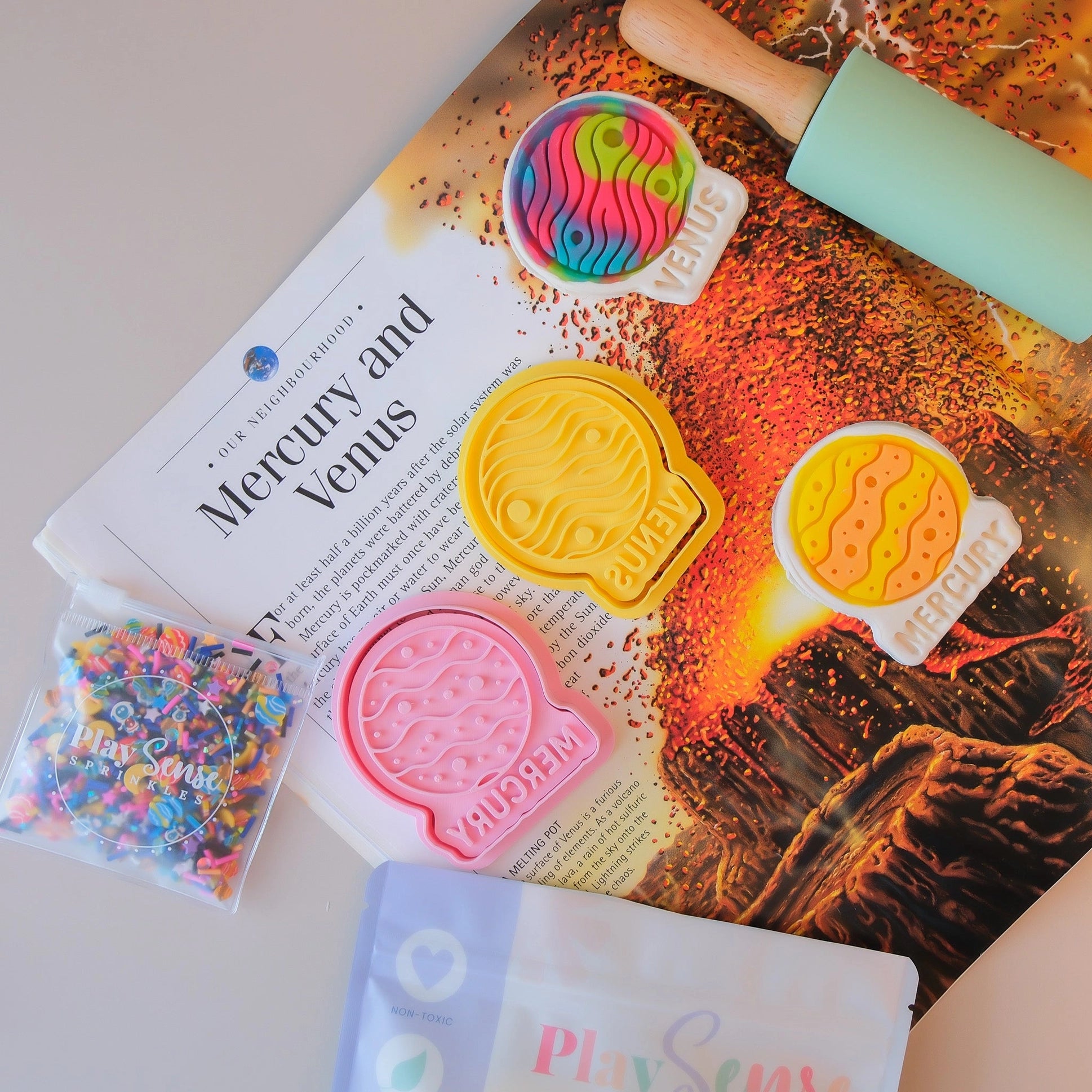 Mercury Planet Stamp & Cutter - Playsense