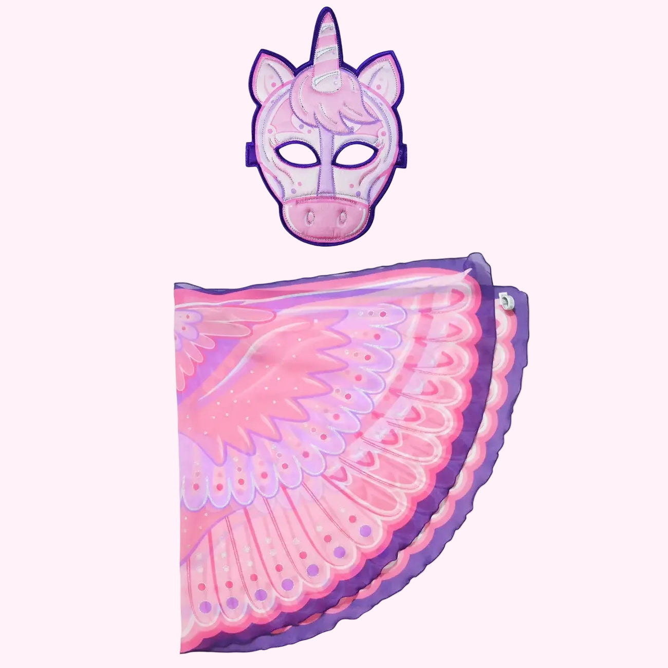 Unicorn Wings & Mask Set - Dreamy Dress Ups