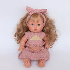 Croissant Stripe Dolls Outfit Set - SALLI Collective