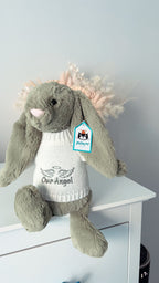 Personalised Medium Plush White Jumper