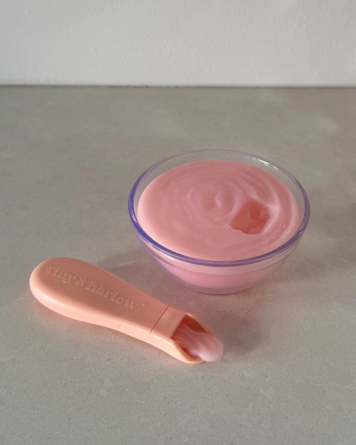 Strawberry Yogurt Bowl Tiny Tummies Doll Food - Tiny Harlow