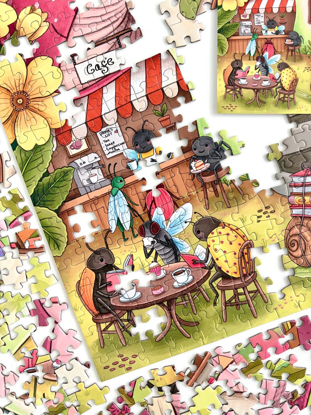 Mushroom Library 1000 Piece Jigsaw Puzzle – Reverie Puzzles