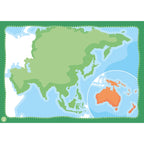 Earth learning kit with stickers and transfers