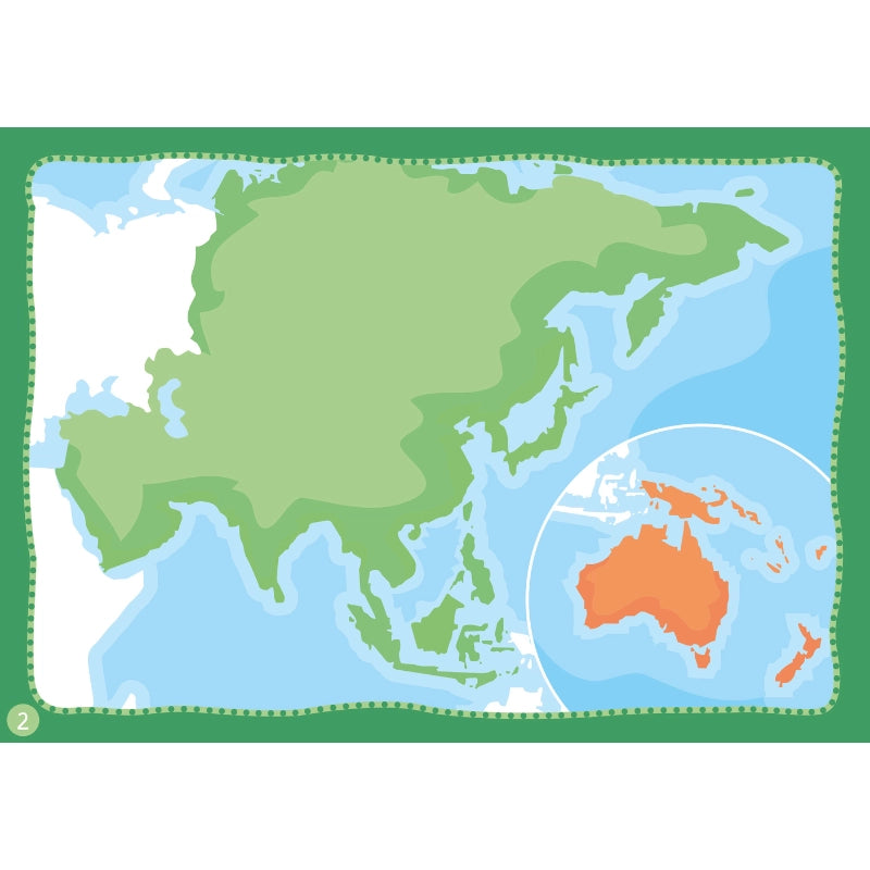 Earth learning kit with stickers and transfers