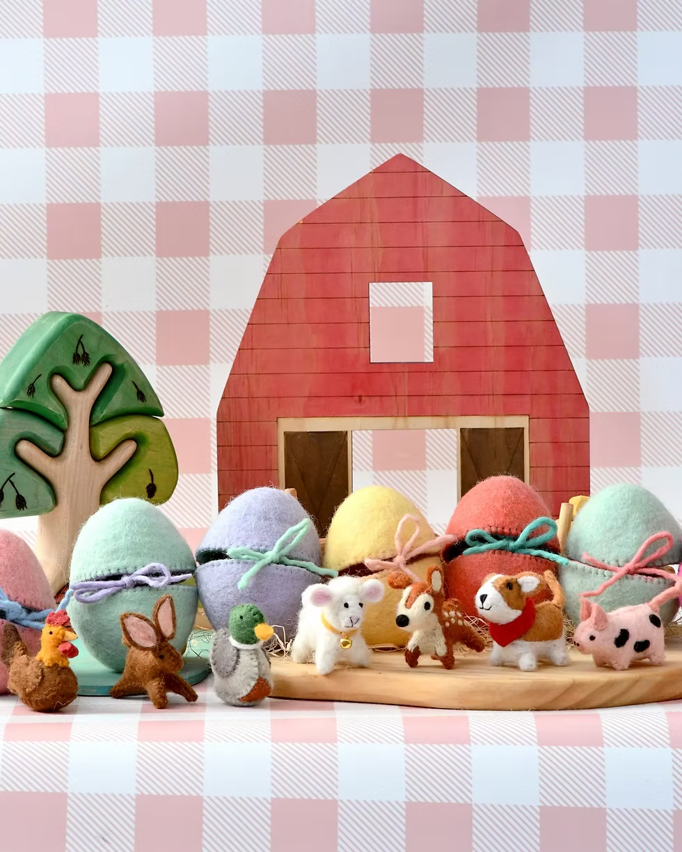 Lamb Felt Surprise Egg - Tara Treasures