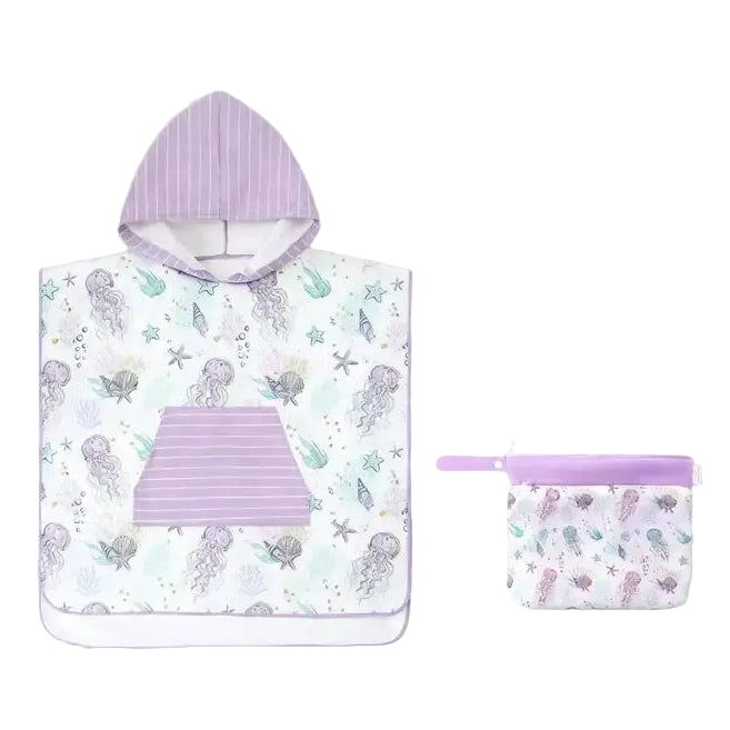 Kids Hooded Towel - Sand Free | Jelly Joy