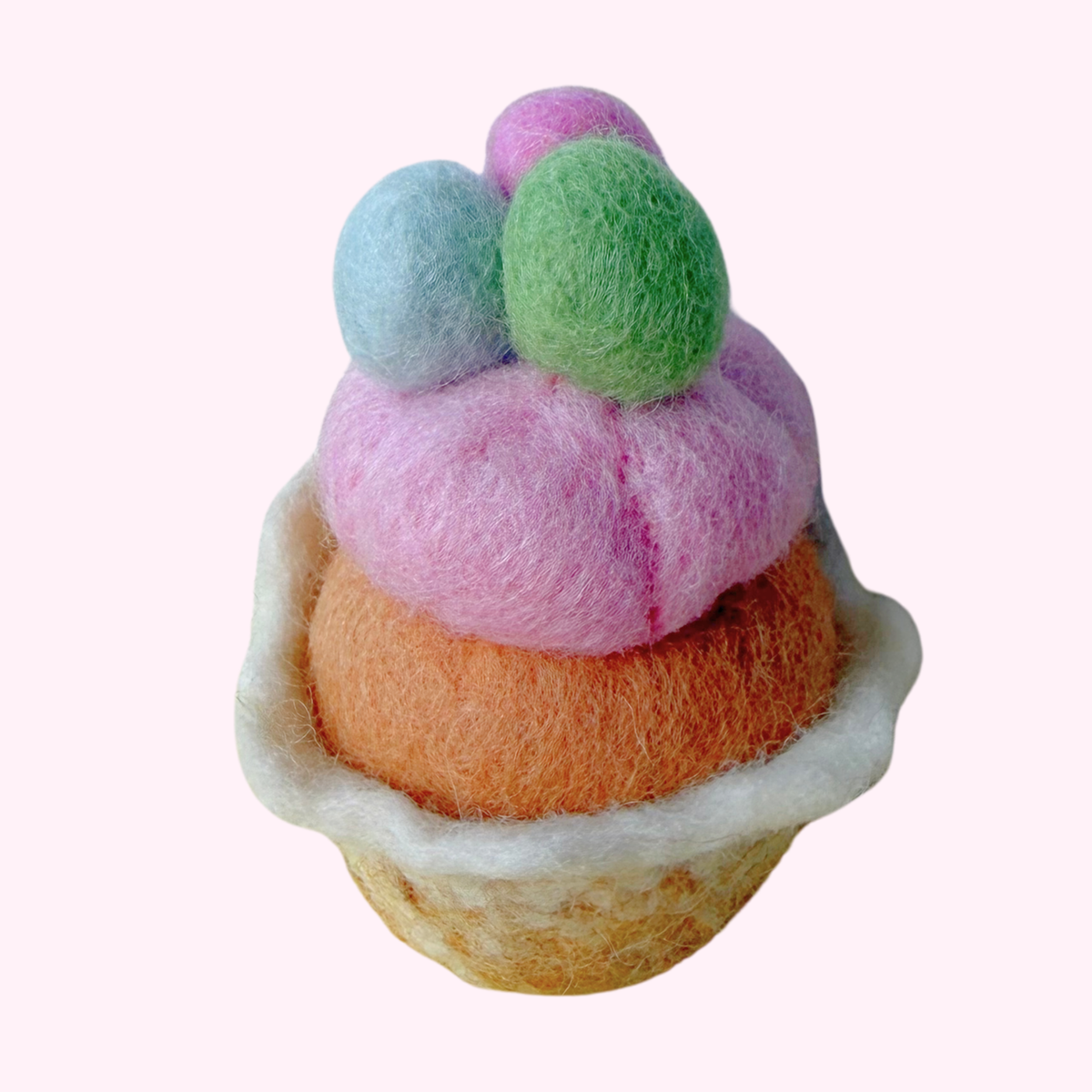 Egg Trio Easter Felt Muffin - Juni Moon