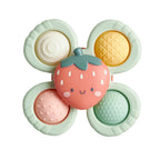 Strawberry Pop & Whirl Fidget Spinner Travel + Bath Toy - Itzy Ritzy