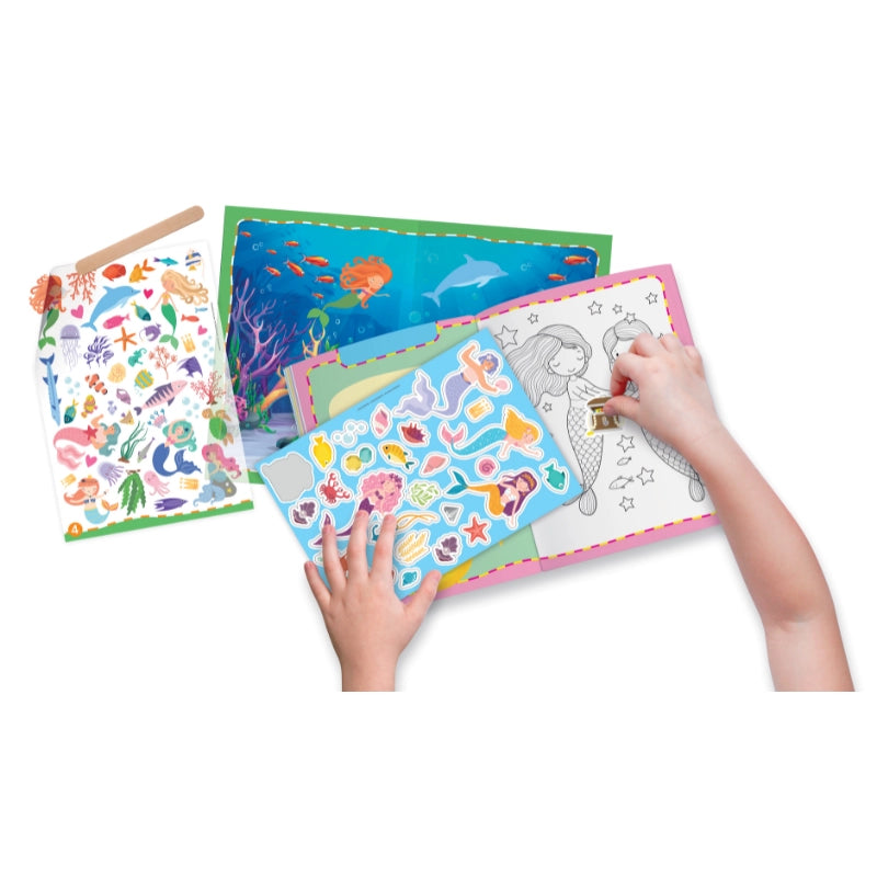 Mermaid themed activity kit for children
