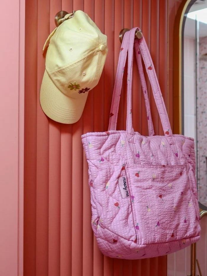 Peony Forget Me Not Quilted Baby Bag - Mosey Me