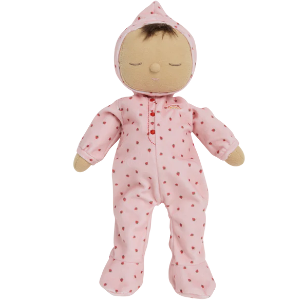 Strawberry Pip Dozy Dinkum doll by Olli Ella soft baby doll toy
