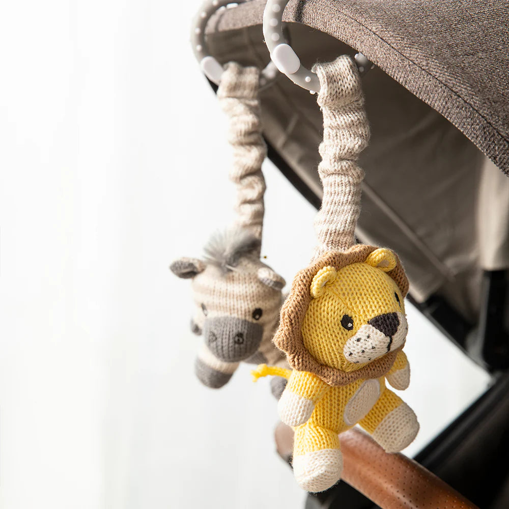 Living Textiles safari animal play gym toys