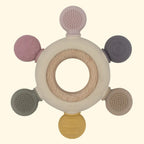 Rose Multi Surface Teething Wheel - Living Textiles