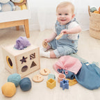 4-in-1 Sensory Learning Cube - Living Textiles