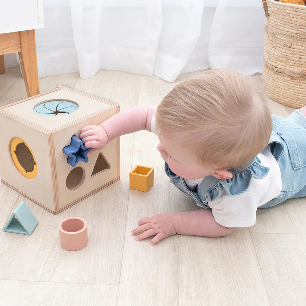 4-in-1 Sensory Learning Cube - Living Textiles