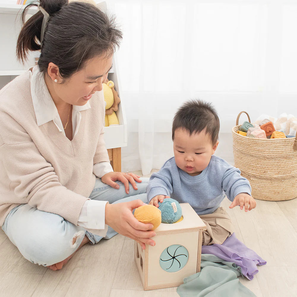 4-in-1 Sensory Learning Cube - Living Textiles
