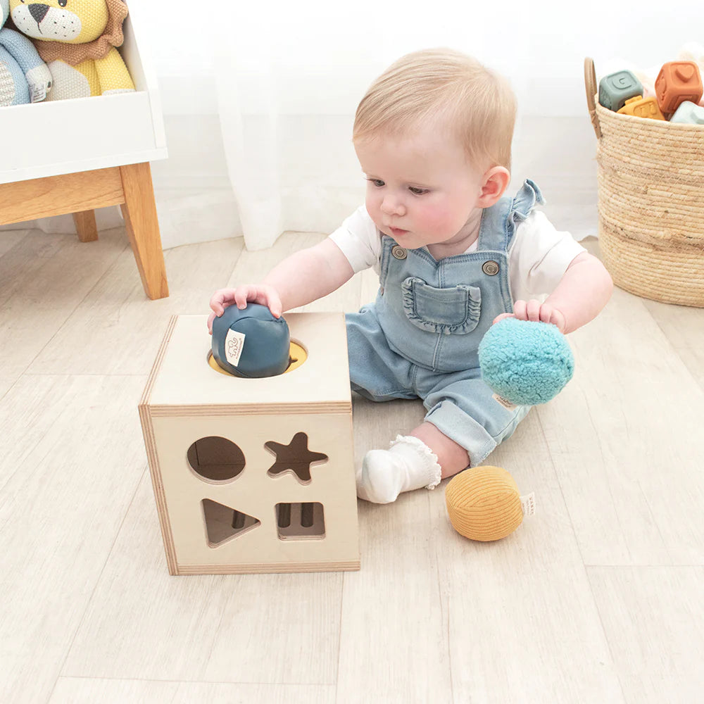 4-in-1 Sensory Learning Cube - Living Textiles