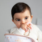 Pink Silicone Bunny Teether - Living Textiles