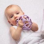 Purple Silicone Teething Ball - Living Textiles