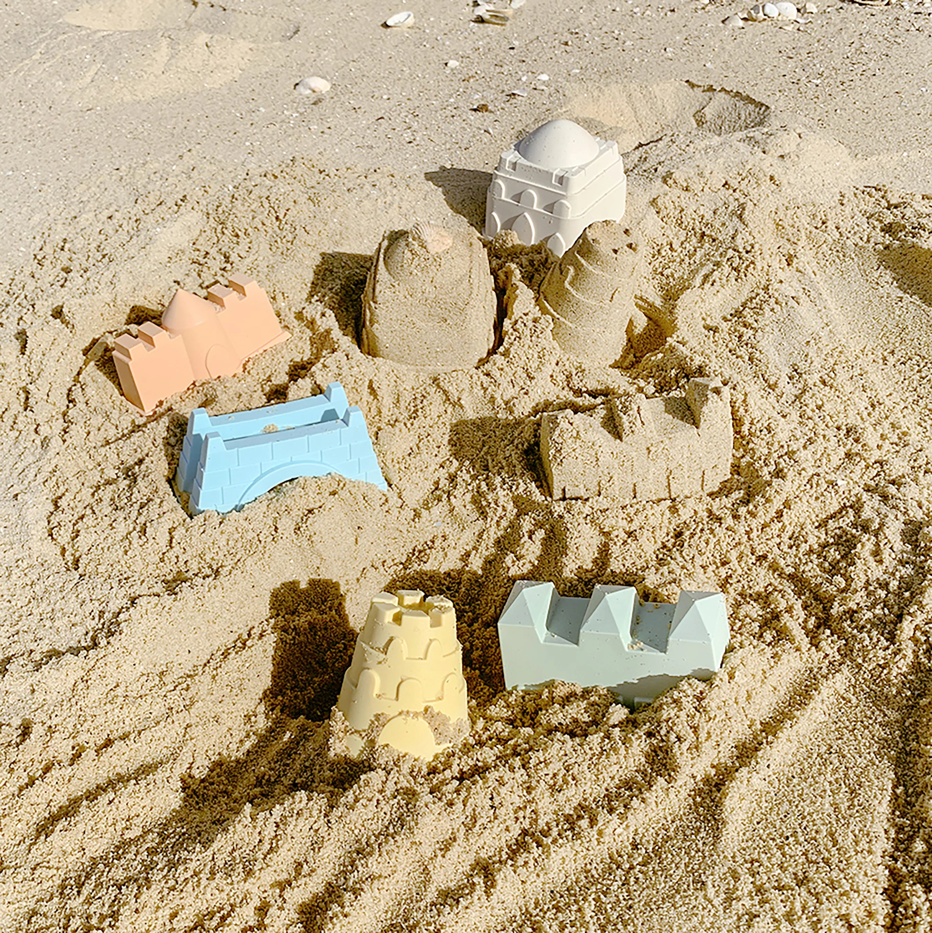 Silicone Sandcastle Moulds Set - Living Textiles