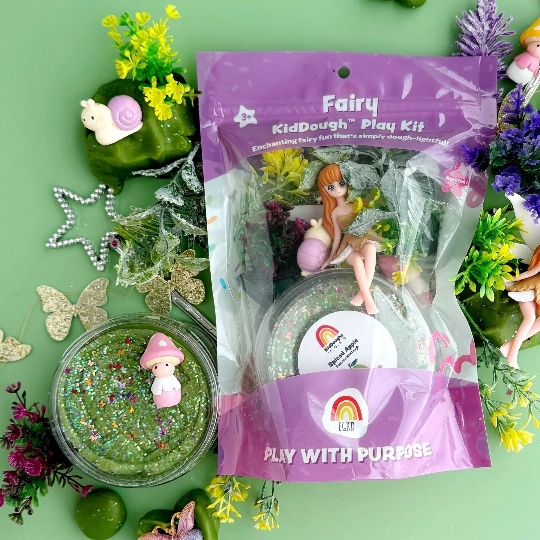 Fairy Sensory Playdough Kit - Earth Grown KidDoughs