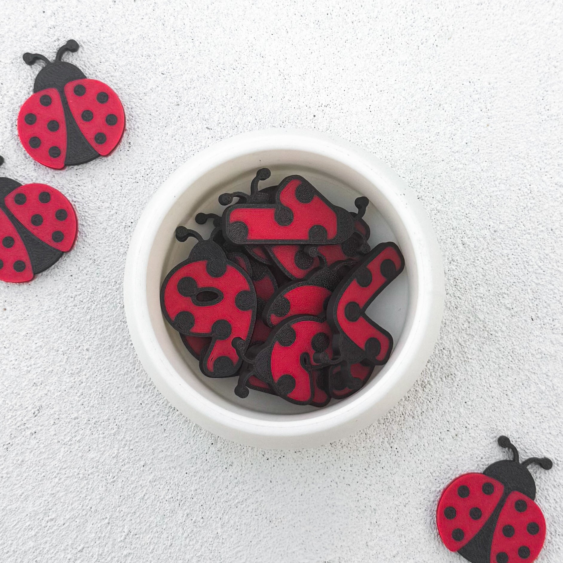 Little Ladybug Number Sensory Play Coins - Honey Hollow