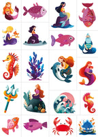 Mermaid Temporary Tattoos - Sassi