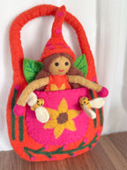 Solstice Felt Bag & Fairy - Himalayan Felt Co