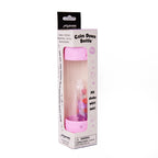 Jellystone Designs DIY Calm Down Bottle in Pink with pink silver and iridescent sensory filling kit
