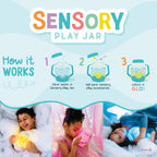 how to work the glo pals light up sensory play jars