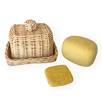 Felt Butter & Rattan Butter Dish - Playtisserie