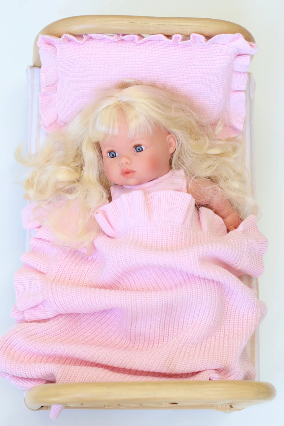 Powder Pink Doll Bedding Set - SALLI Collective
