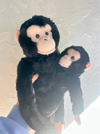 Chimpanzee Mum & Baby Detachable Plush Duo - Wild Republic