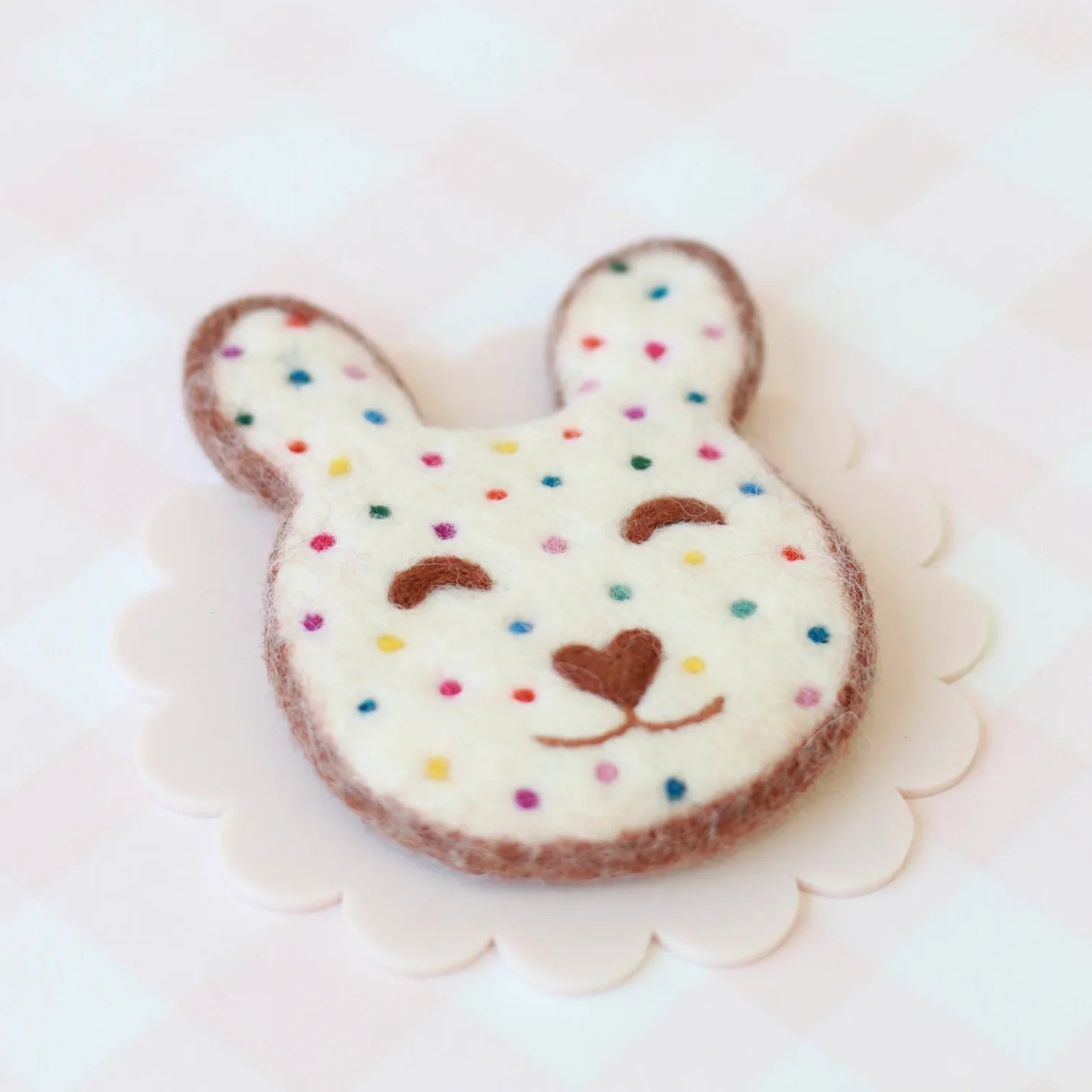 Easter Bunny Felt Fairy Bread Slice - Juni Moon