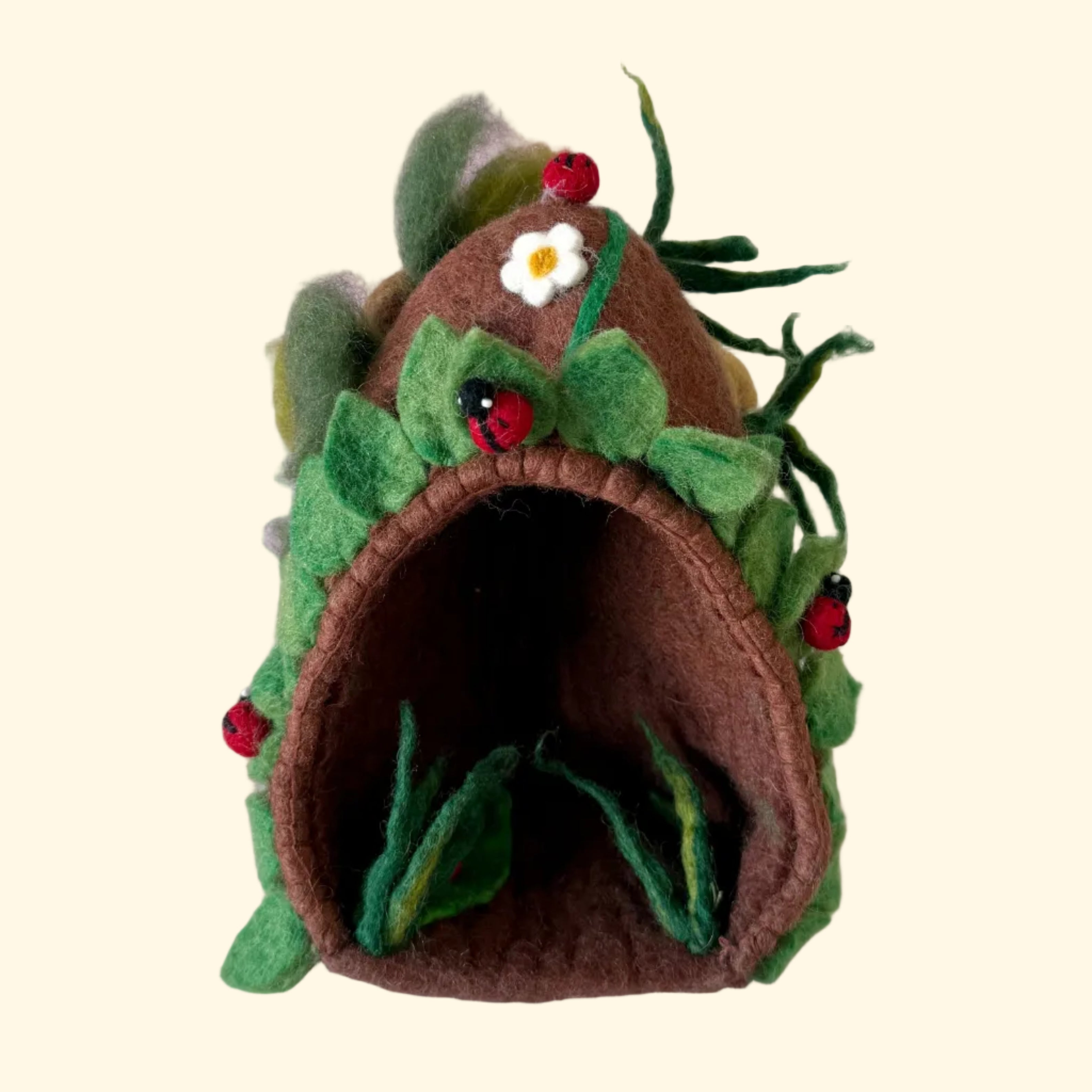 Felt Mini Ladybug Cave – Himalayan Felt Co