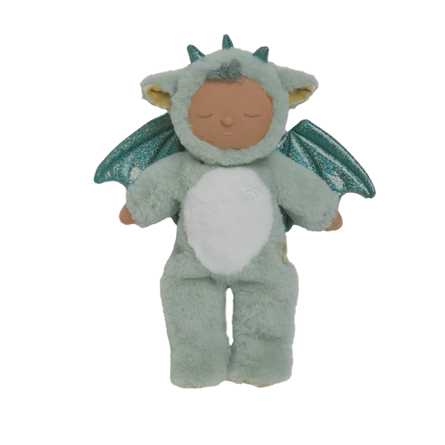 Ash dragon Cozy Dinkum doll soft green plush toy
