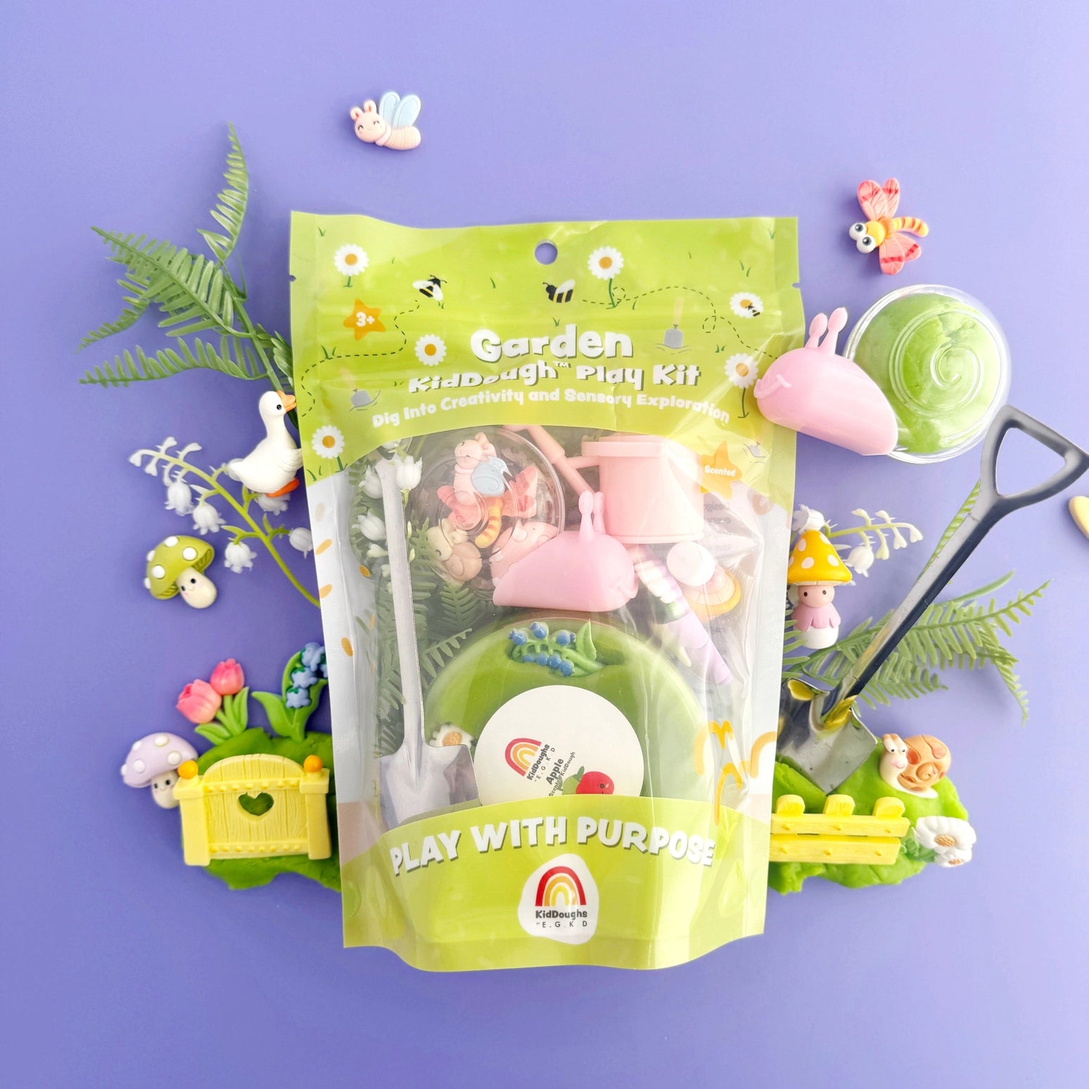 Garden Sensory Playdough Kit - Earth Grown KidDoughs