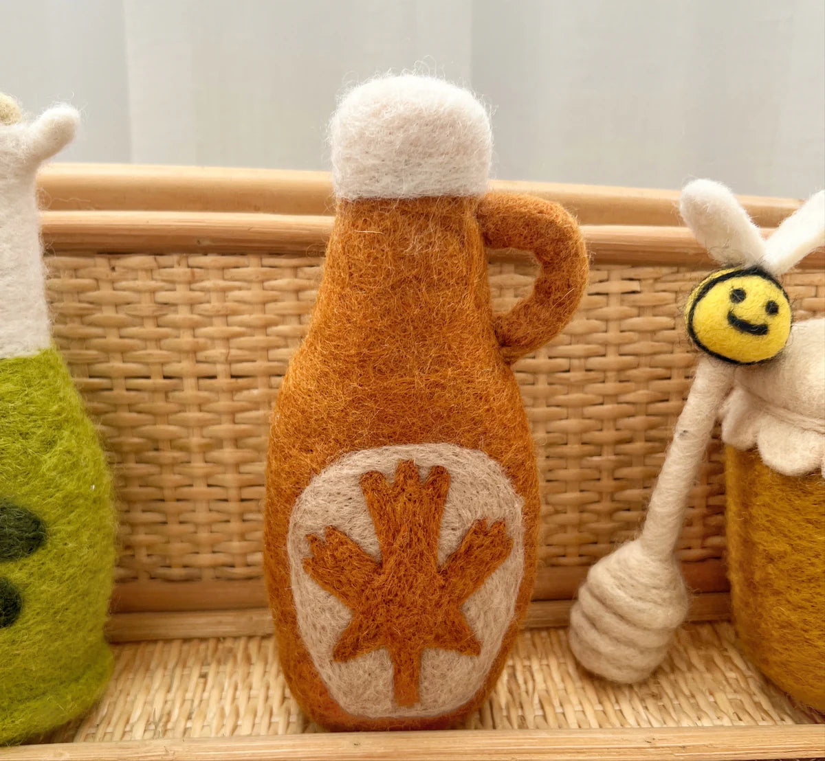 Maple Syrup Felt Bottle - Playtisserie