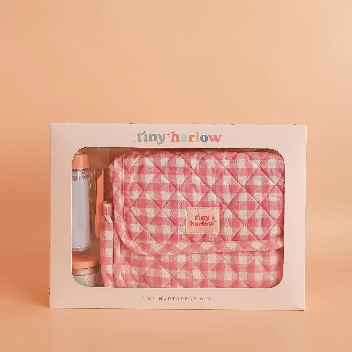 Tiny Nurturers Set | Pink Gingham