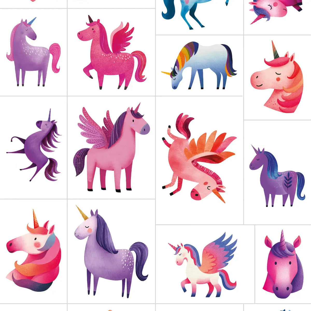 Unicorn Temporary Tattoos - Sassi
