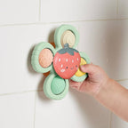 Strawberry Pop & Whirl Fidget Spinner Travel + Bath Toy - Itzy Ritzy