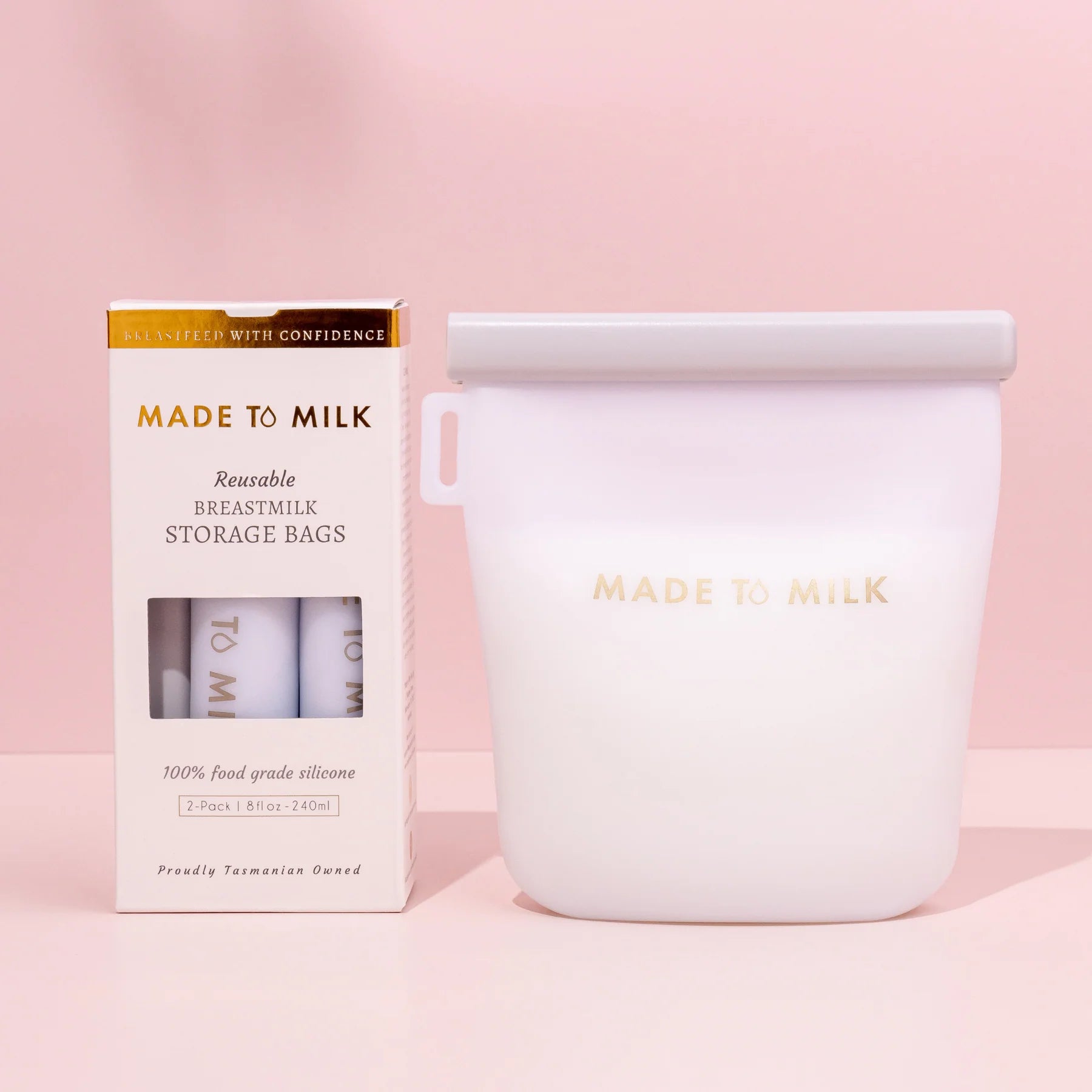 Reusable Breastmilk Storage Bags | 2 Pack